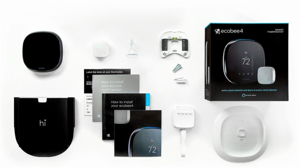 Brand New Ecobee4 Wifi Thermostat With Room Sensor And Built