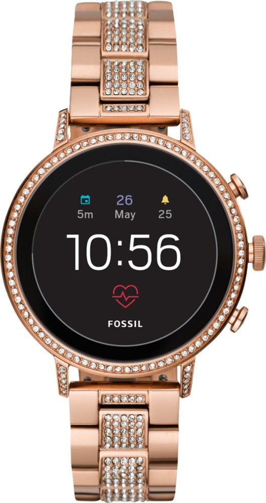 smartwatch fossil venture hr ftw6031 rose gold