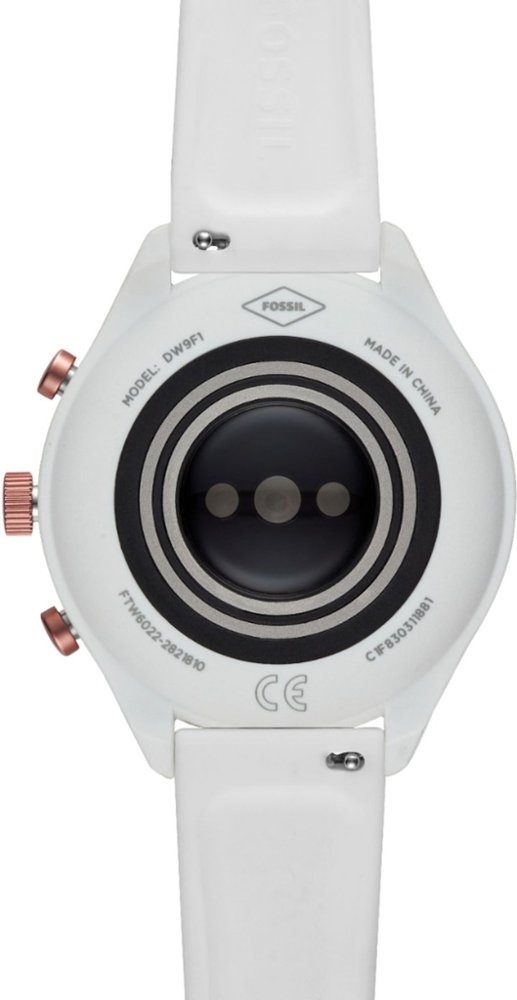 fossil sport smartwatch blush silicone