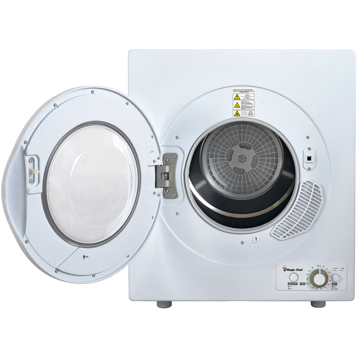 Brand New Magic Chef 2.6 cu ft Compact Electric Dryer White