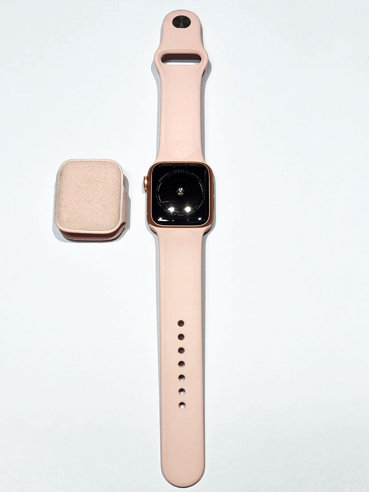 apple watch series 3 gps with pink sand sport band