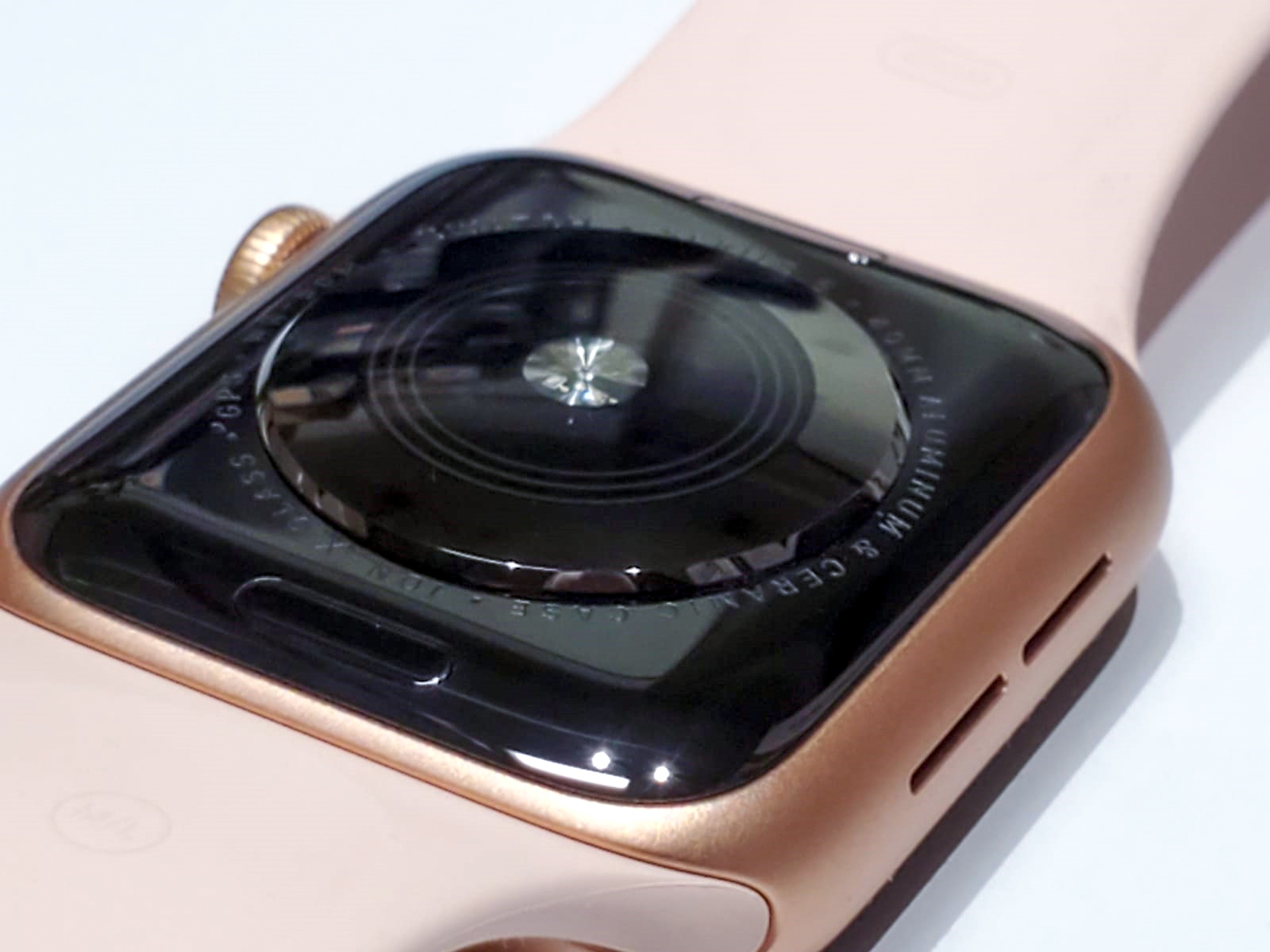 apple watch series 3 gps with pink sand sport band