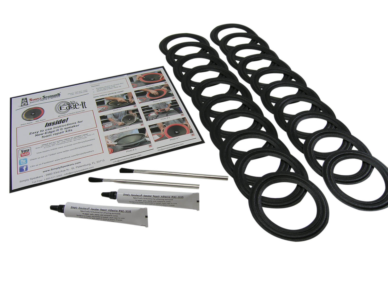 BOSE 901 III SPEAKER Parts CLOTH Edge Replacement Repair Kit CLSK4.5B