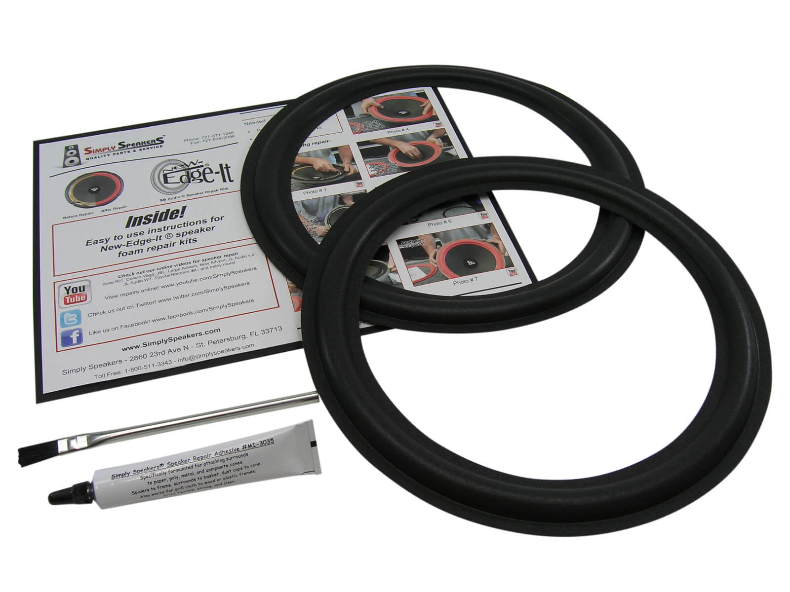 AR 3 AR3 AR 3a AR3a Acoustic Research woofer speaker foam repair kit