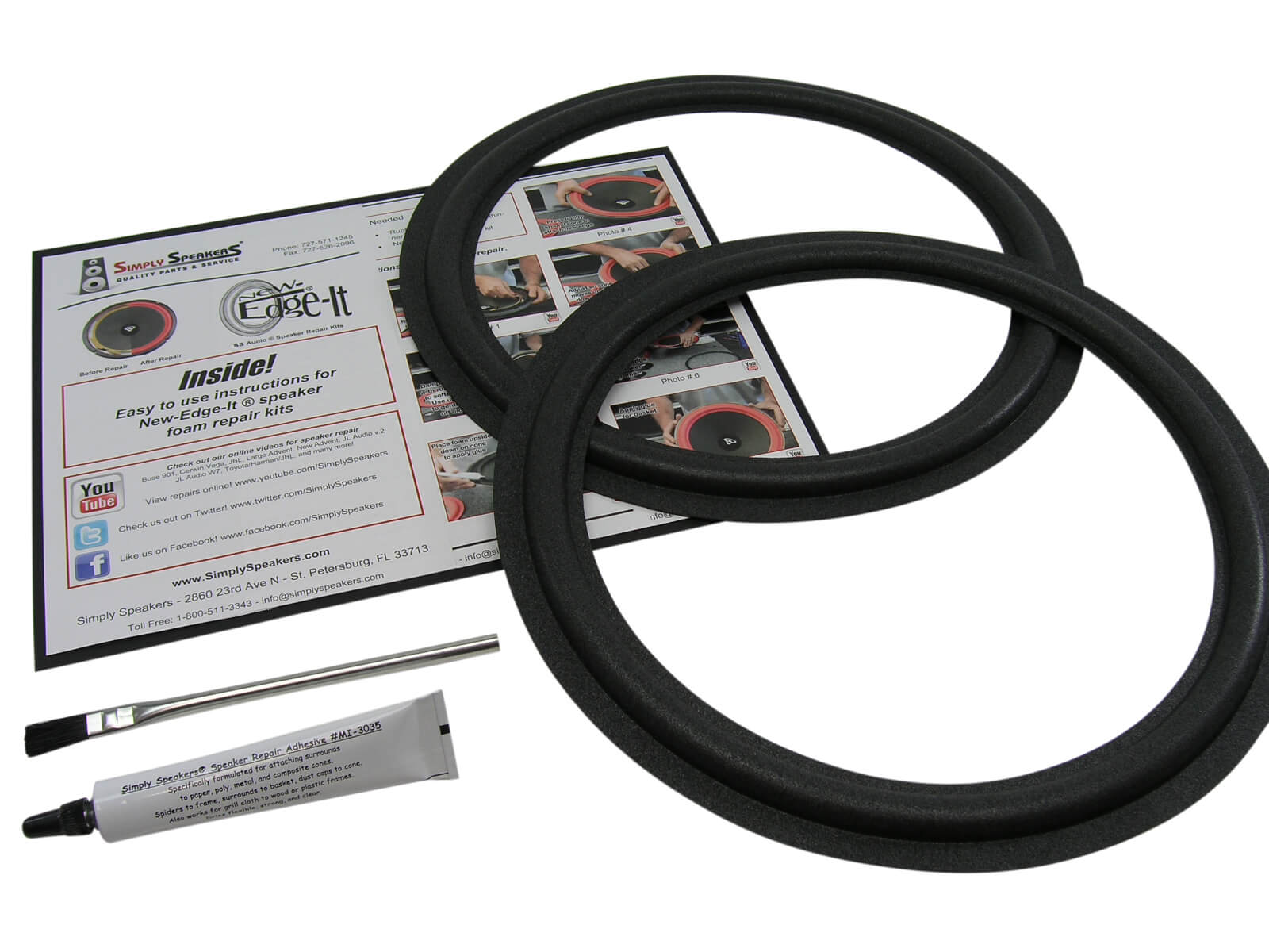 8 inch speaker repair kit