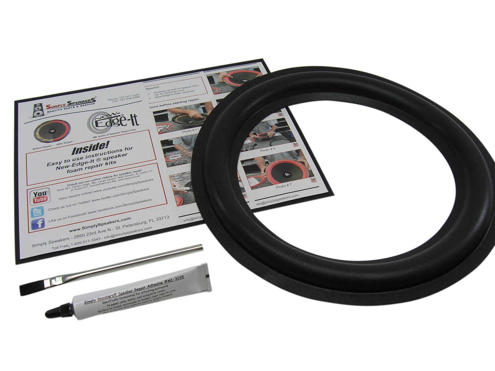 Rockford Fosgate HE Series, HE2 Series, P3 12" Foam Speaker Repair Kit