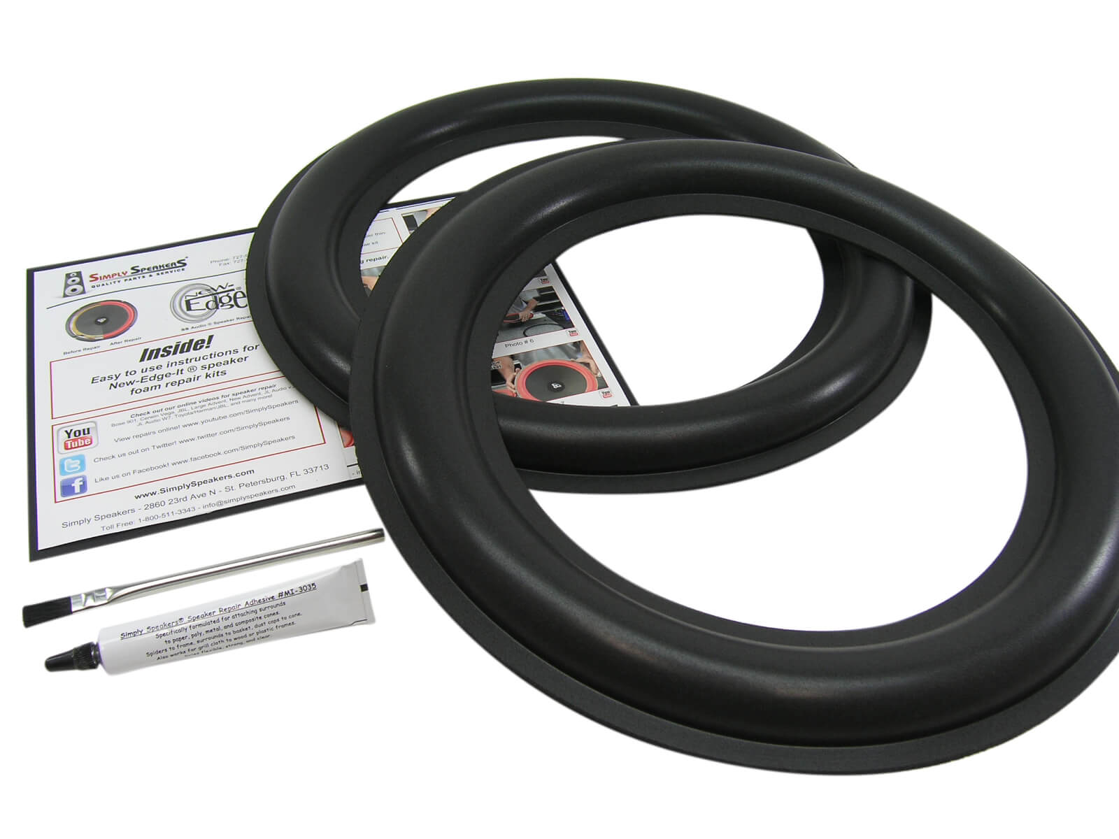 speaker suspension kit