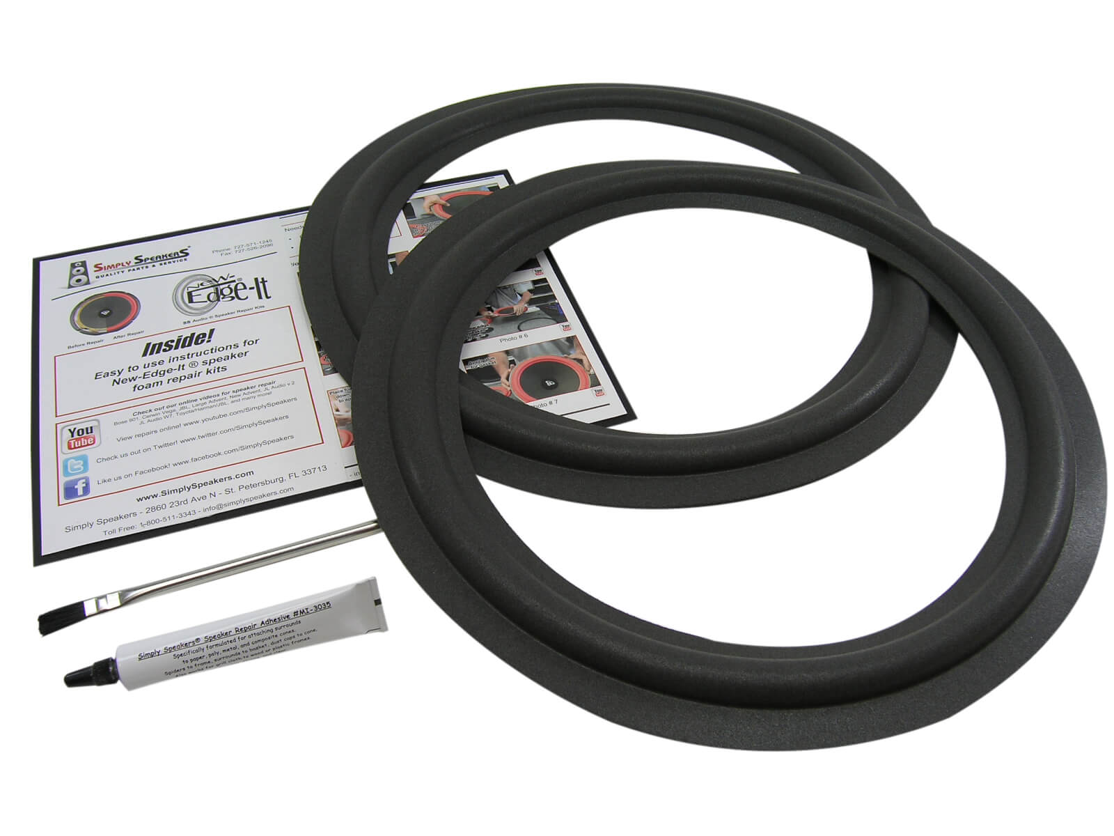 Optimus Pro 4000 Pro4000 15" Woofer Parts Radio Shack Repair Kit FSK