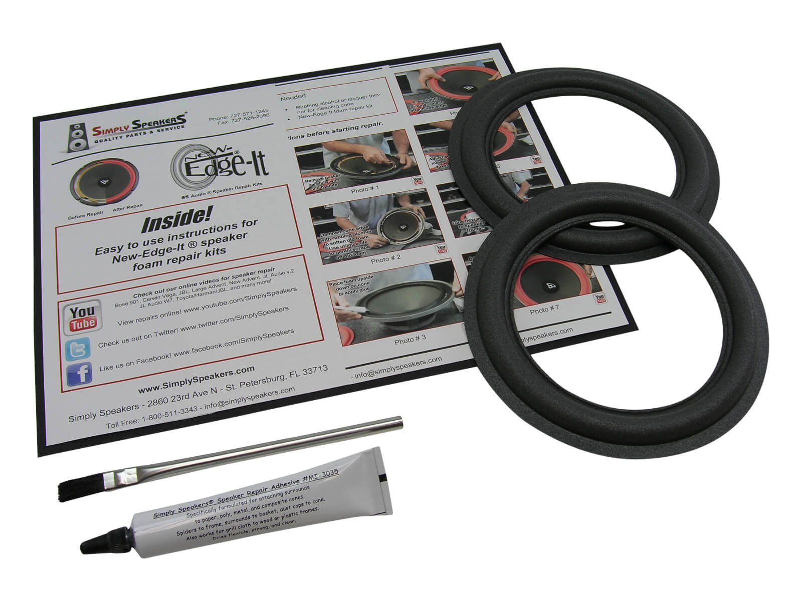 861600W240, 8616OOW24O, Lexus LS 430 Speaker Woofer Foam Repair Kit FSK6bt eBay