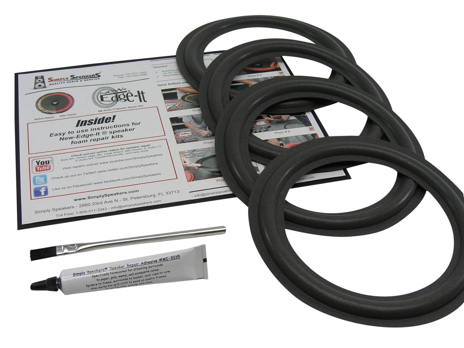 speaker foam repair kit