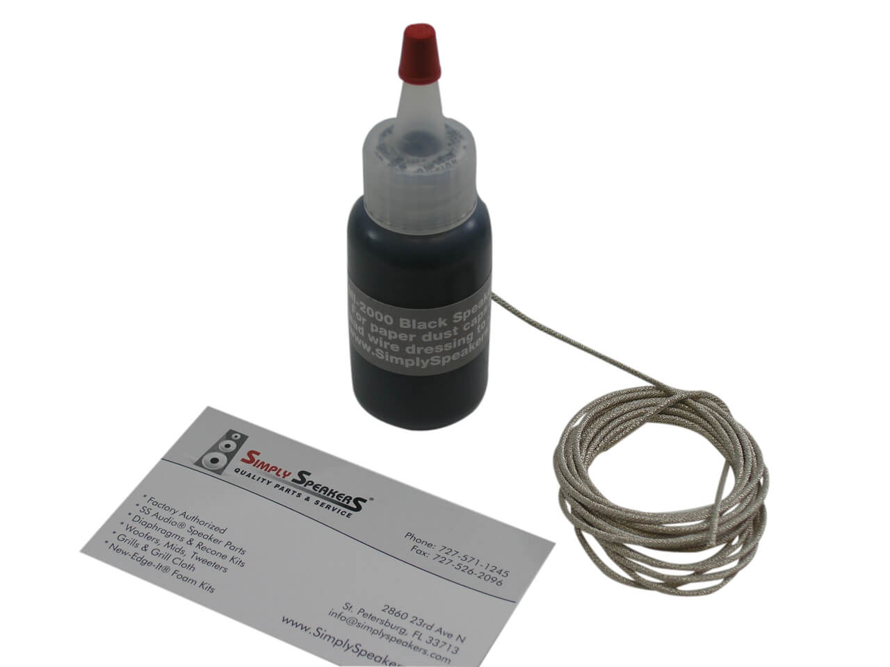 Speaker Flex Leadwire Repair kit 6' for woofer subwoofer voice coil