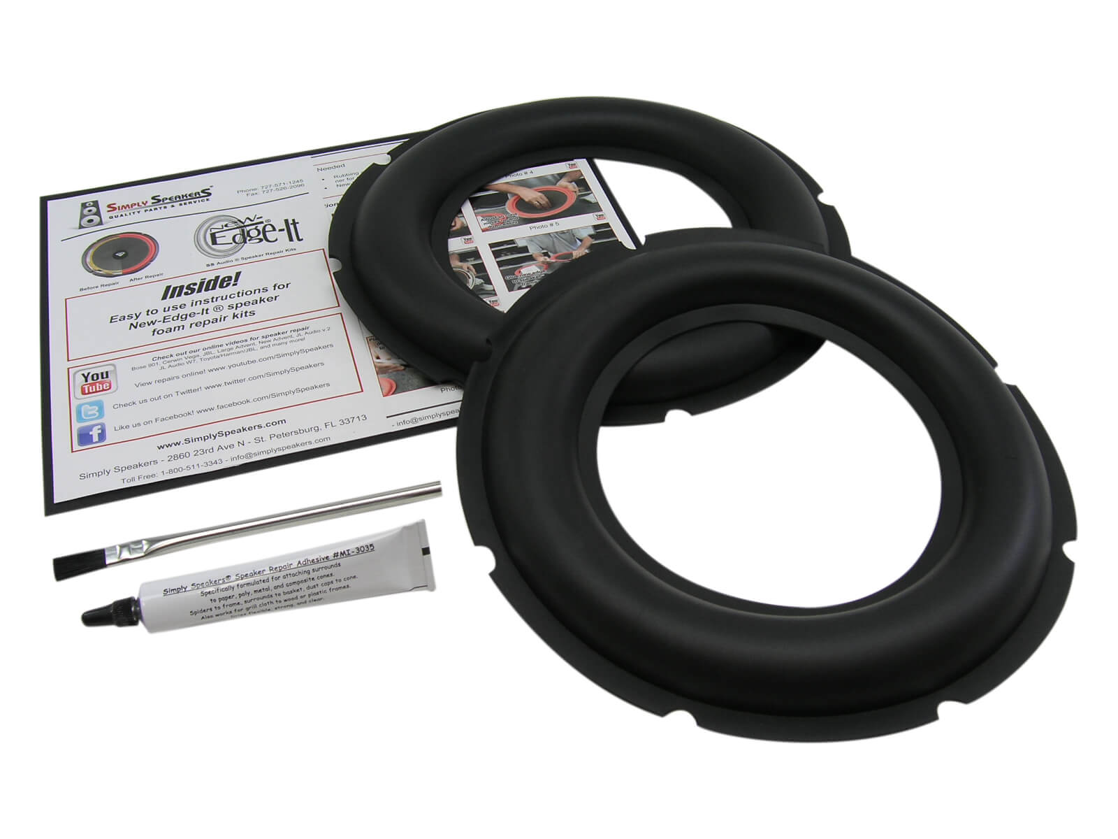 speaker rubber surround