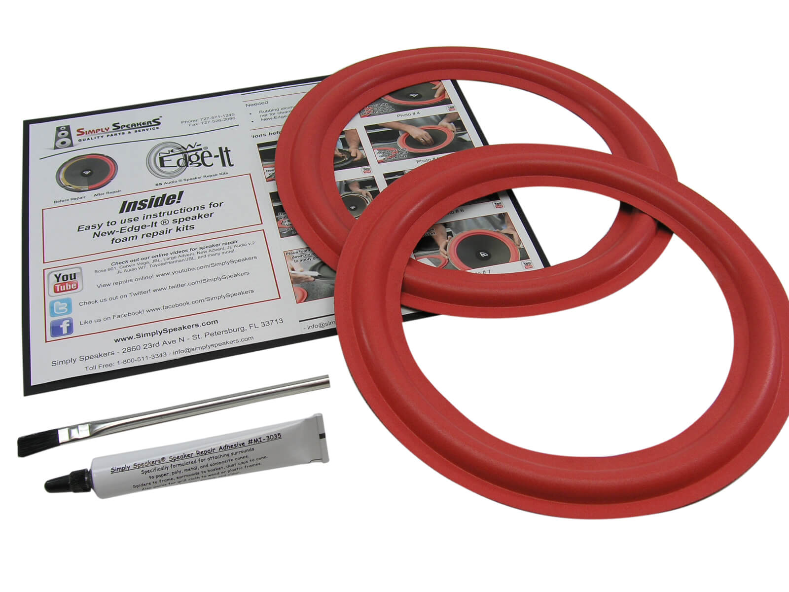 Cupra Formentor Vz Kit Riparazione Surround In Schiuma Per Altoparlanti Cerwin Vega VS-100 E VSW-10, Diametro 10 Pollici, Marca Springfield Speaker Ricambio Schiuma Surround Per VS-100 - Foto 4