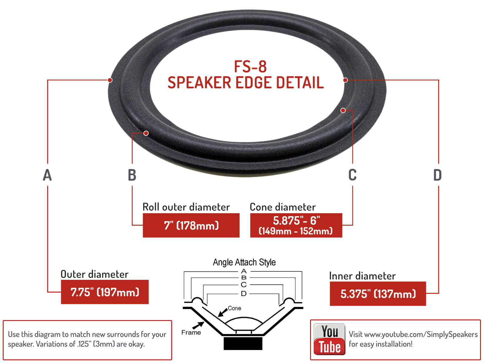 INFINITY 3500 SPEAKER Parts 8