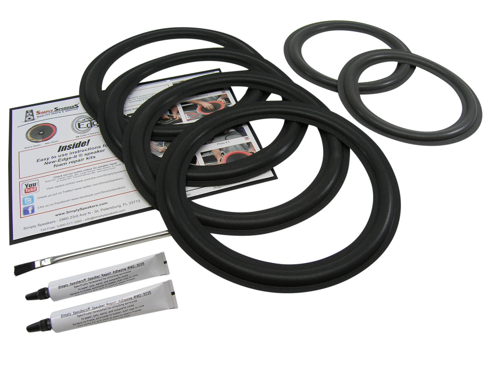Acoustic Research AR9 Woofer and Midrange Speaker Repair Kit FSK